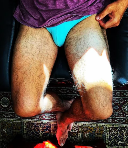 Relaxing and absorbing some Vitamin D!