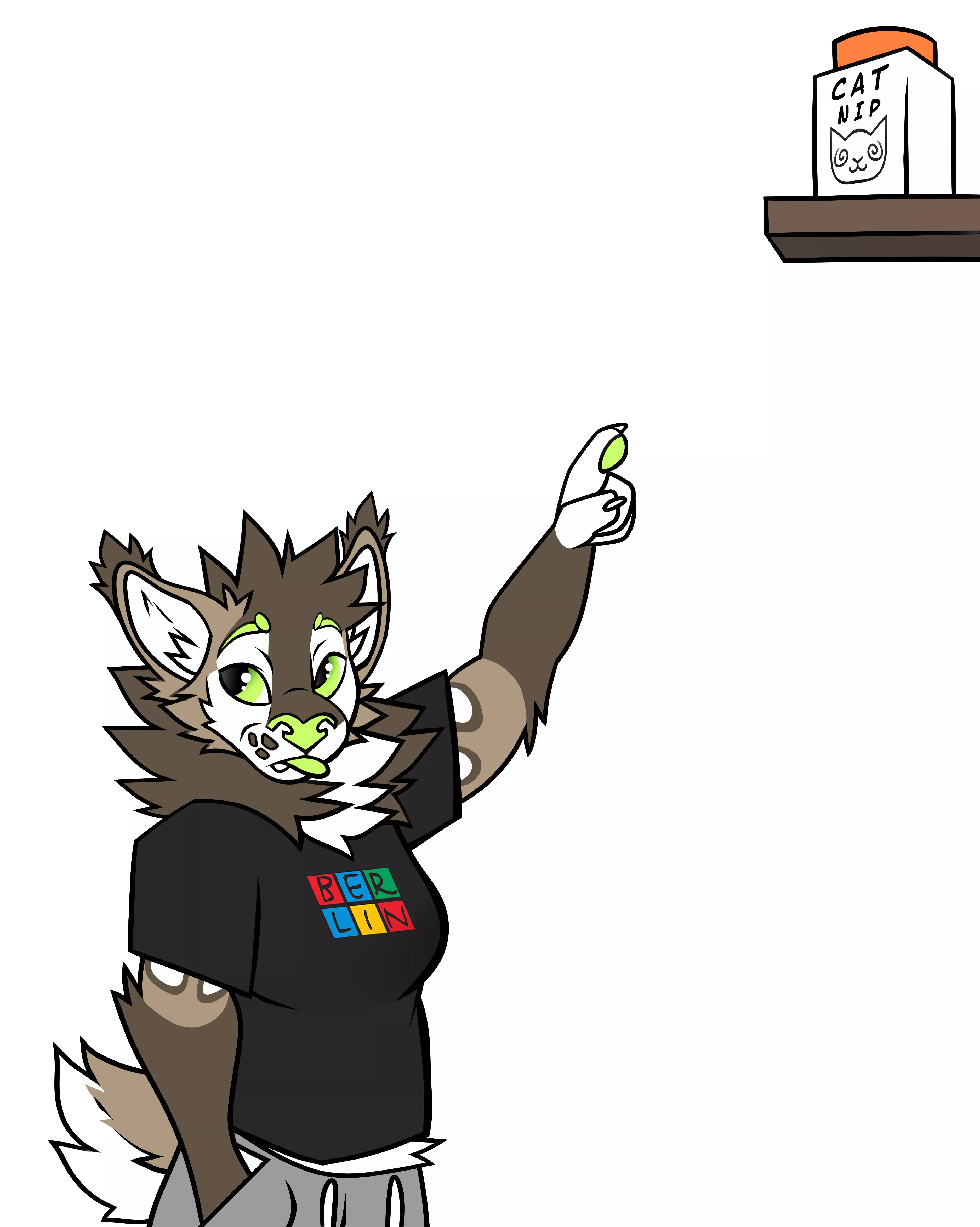 short (art by me/@lakkithefox)