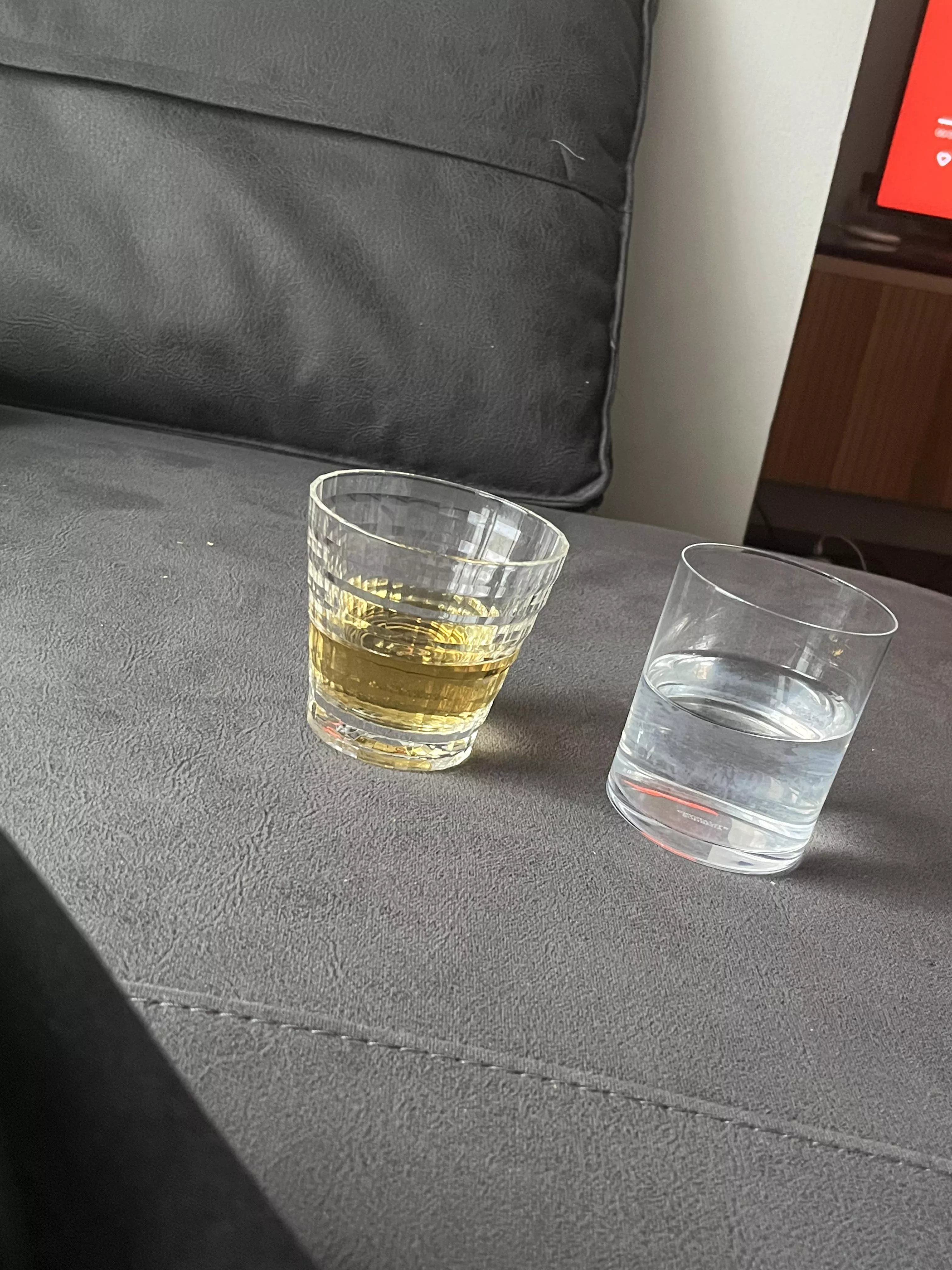 We’re drinking and I challenged my friend who’s going to hold longest. He doesn’t know a small detail