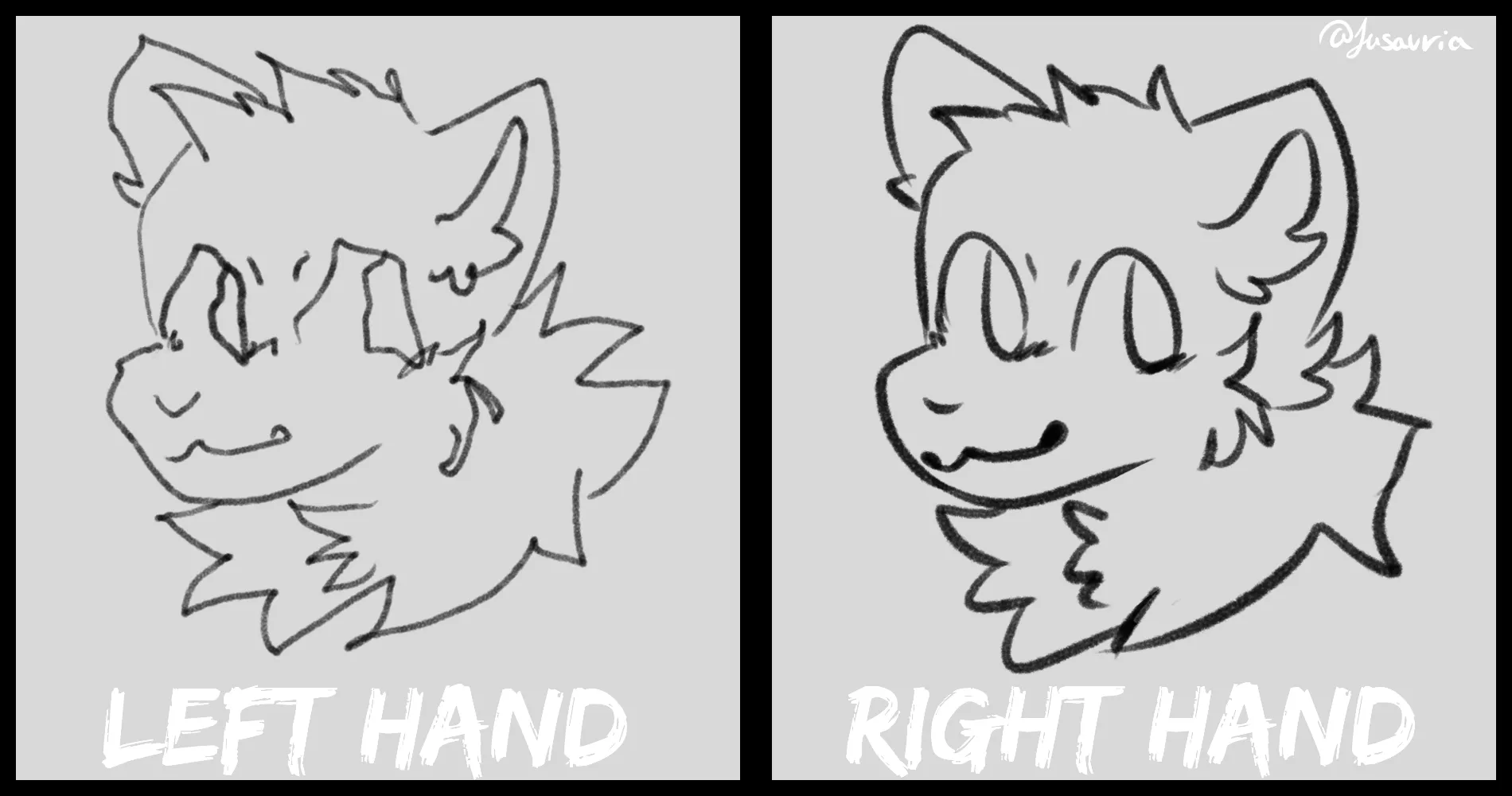 What is your drawing hand? (art by me)