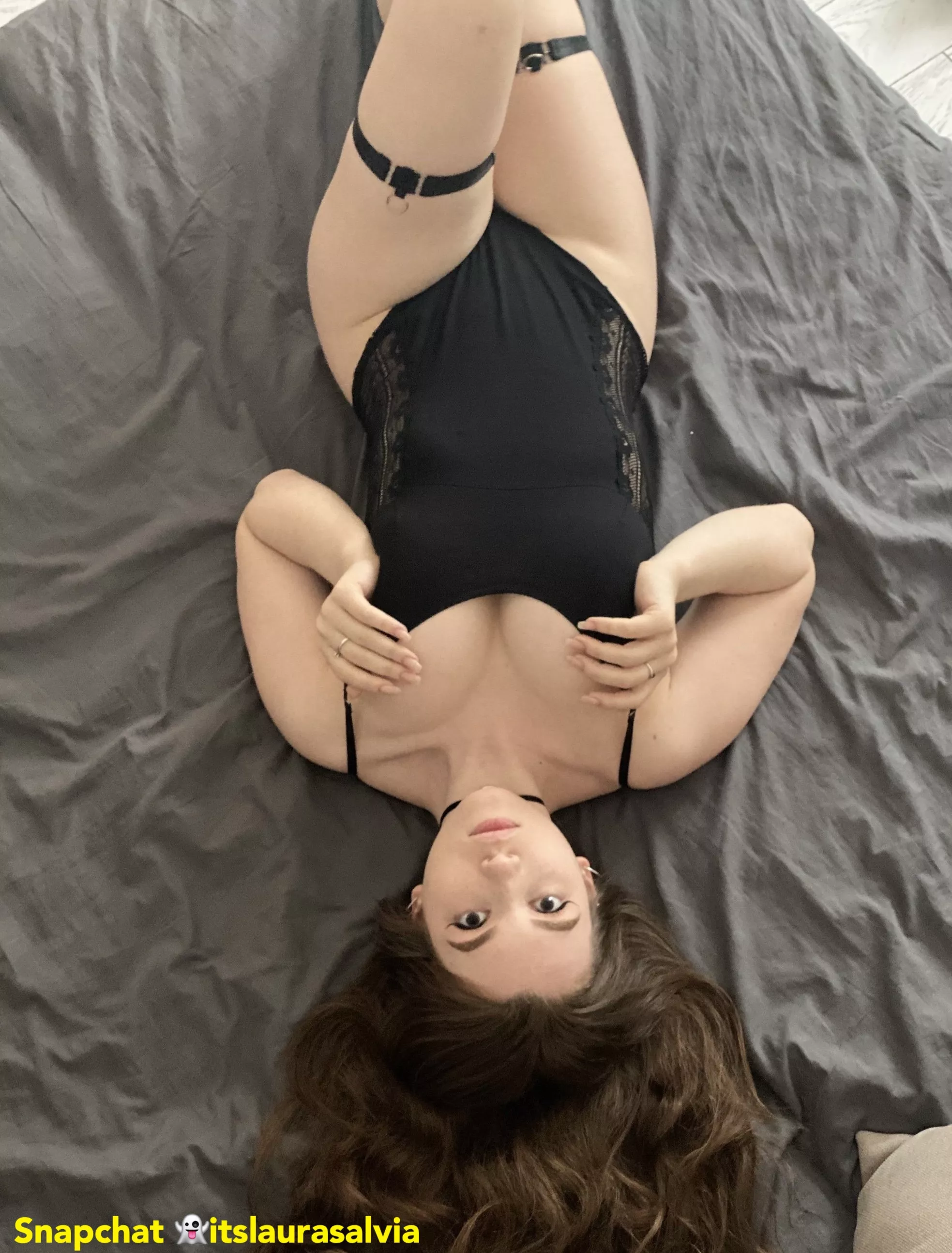 What would you do if I was in bed waiting for you like this