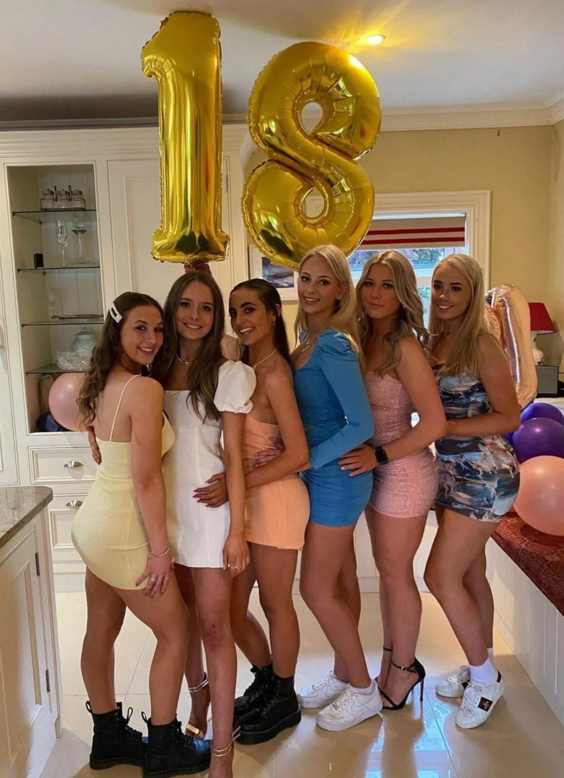 Who are you taking to the bedroom at the birthday party?