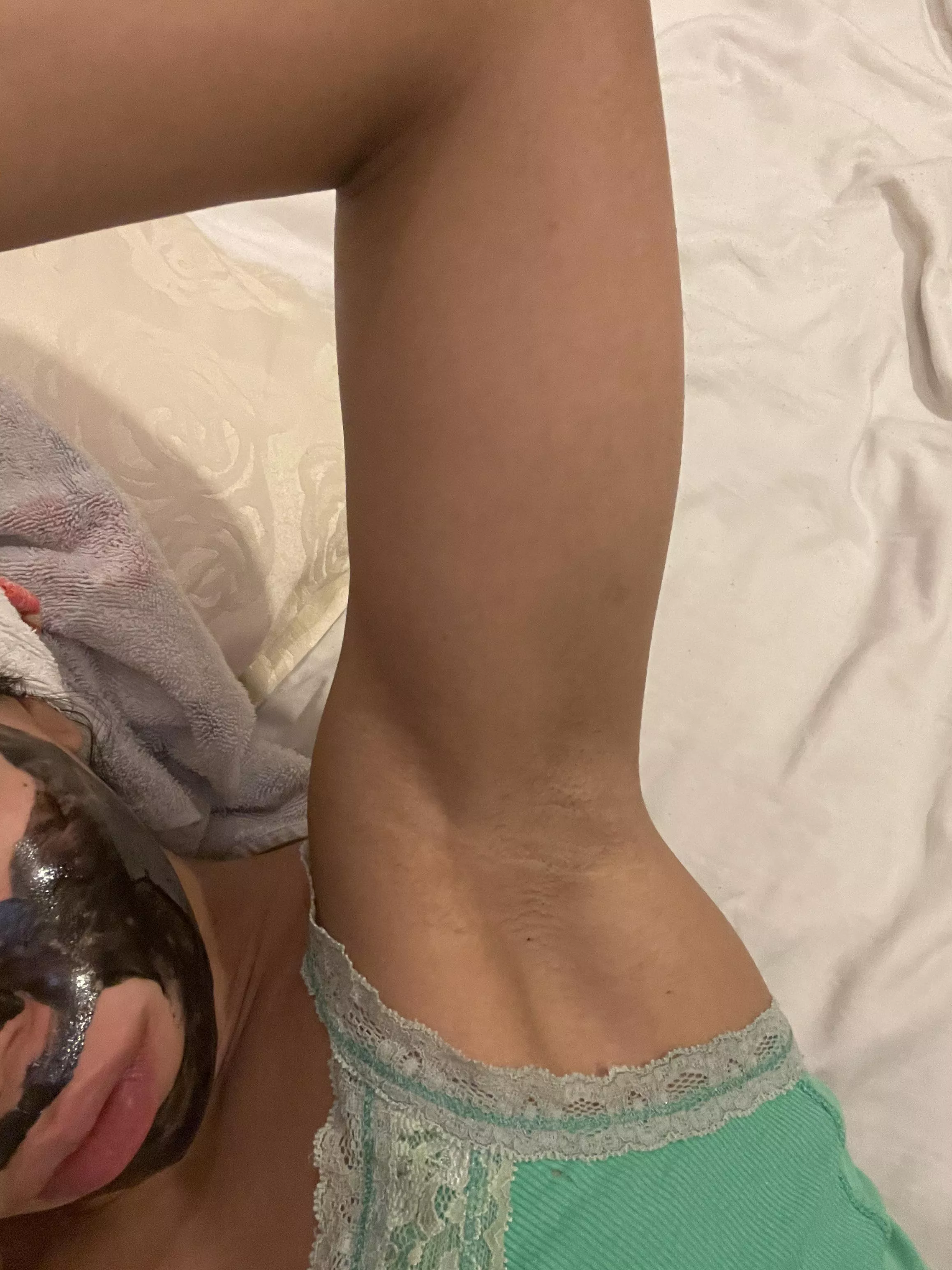 Will you be a part of my self care Saturday and lick my armpits