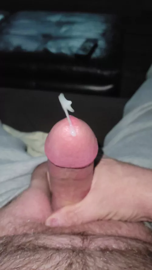 Wishing I eating cum other than my own from a nice smooth cock.....