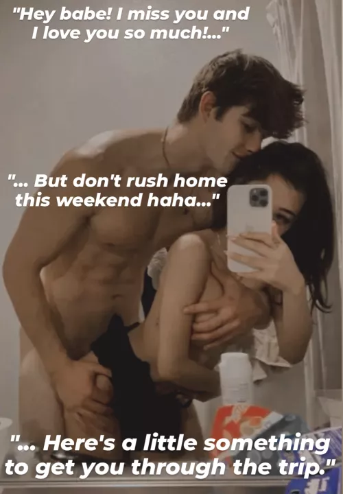 You look forward to your work trips more than ever now...