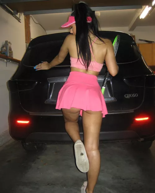 You think coach will be mad my skirt too short?