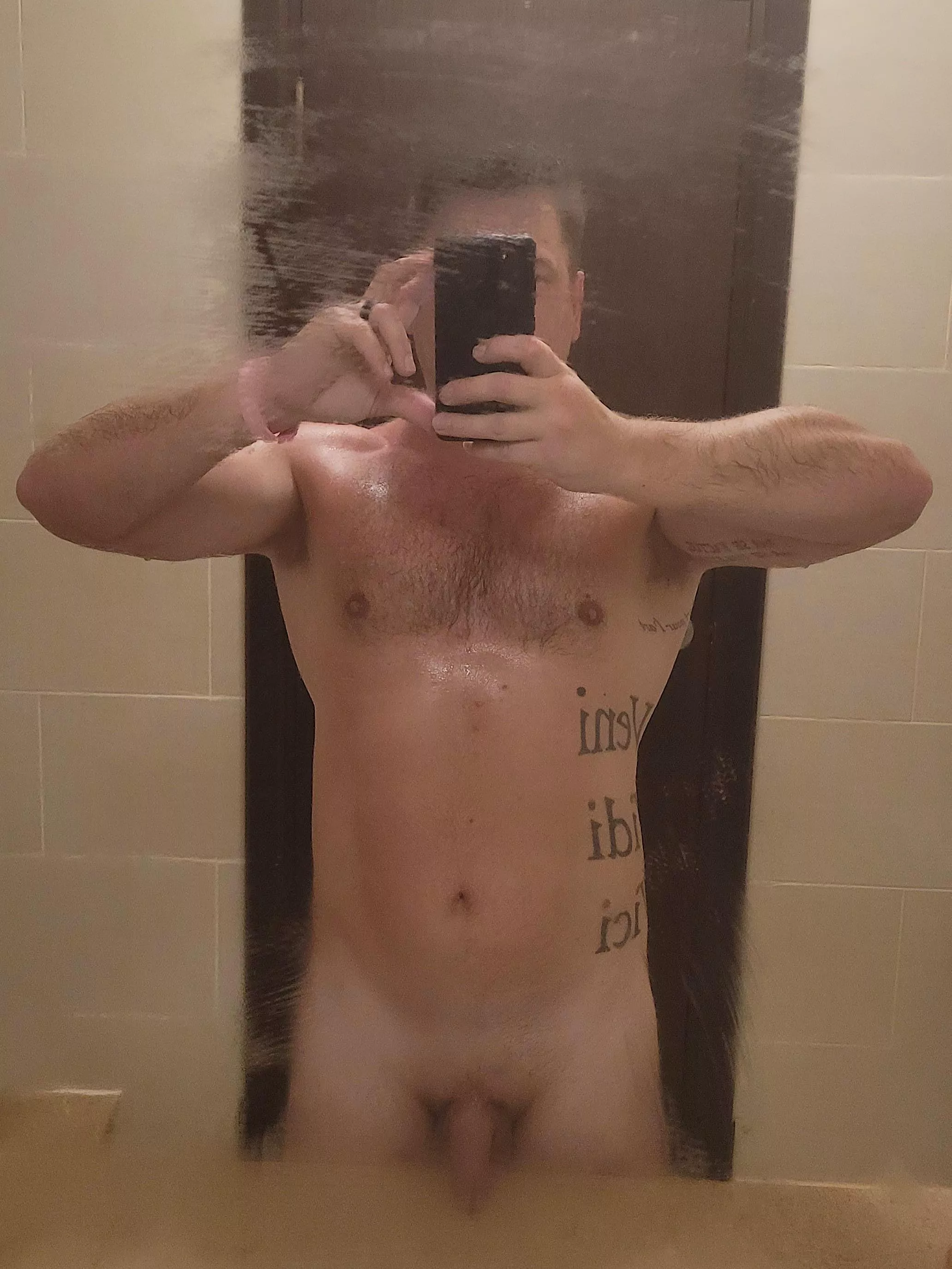 [41] Just got out the shower, who wants to get dirty again?