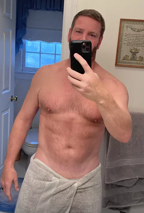 (54), the towel is starting to slip