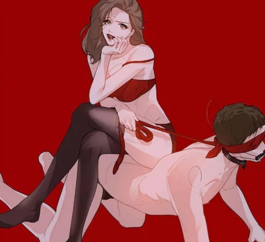 Good boys are pets and chairs for mistress.