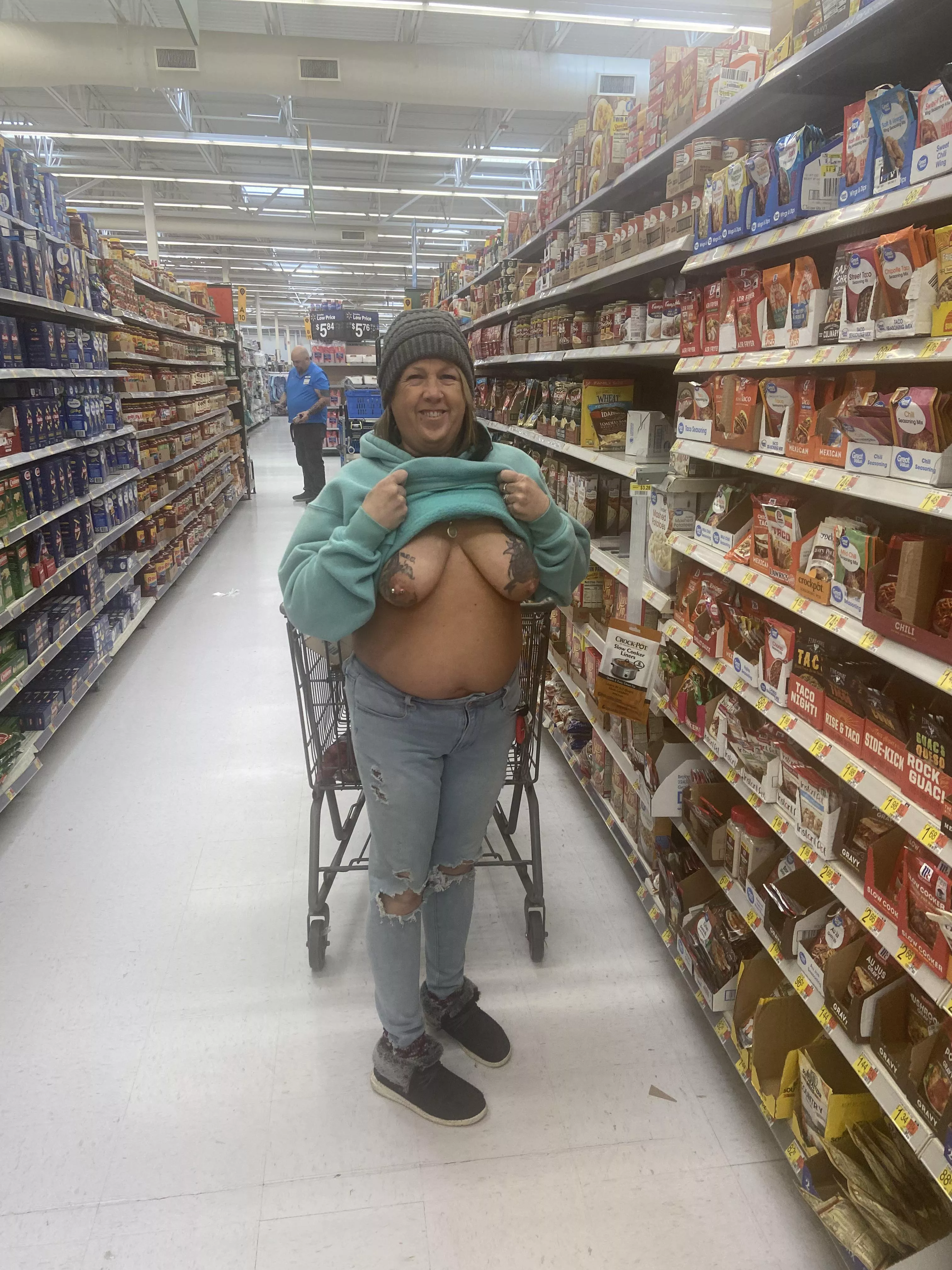 Having fun while shopping