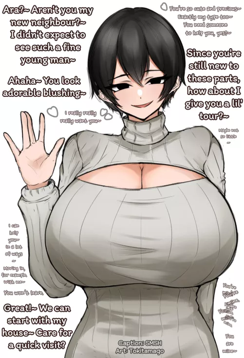 Hello, Neightbour~ [Yandere] [FDom] [Welcoming You] [Tour Offer] [Maybe Crazy Over You] [77/365]