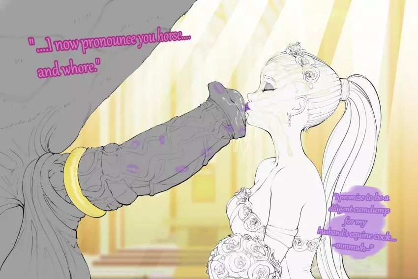 Her dream wedding ( Artist : Dixieduckart)