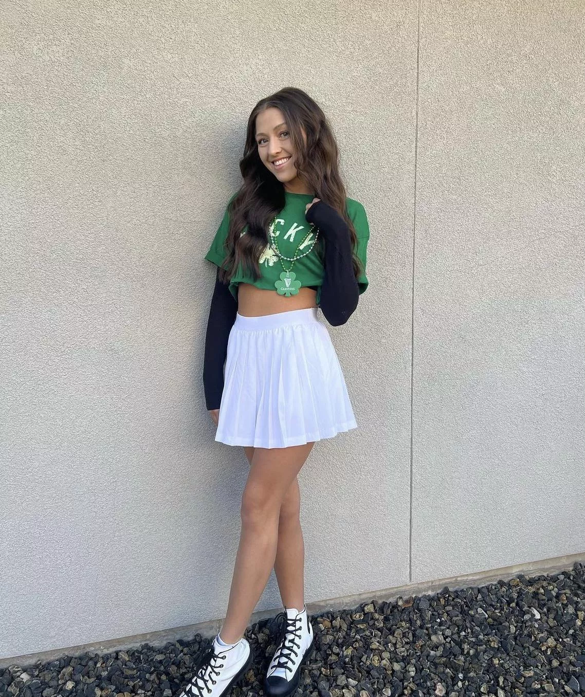 I bet she got lucky 🍀