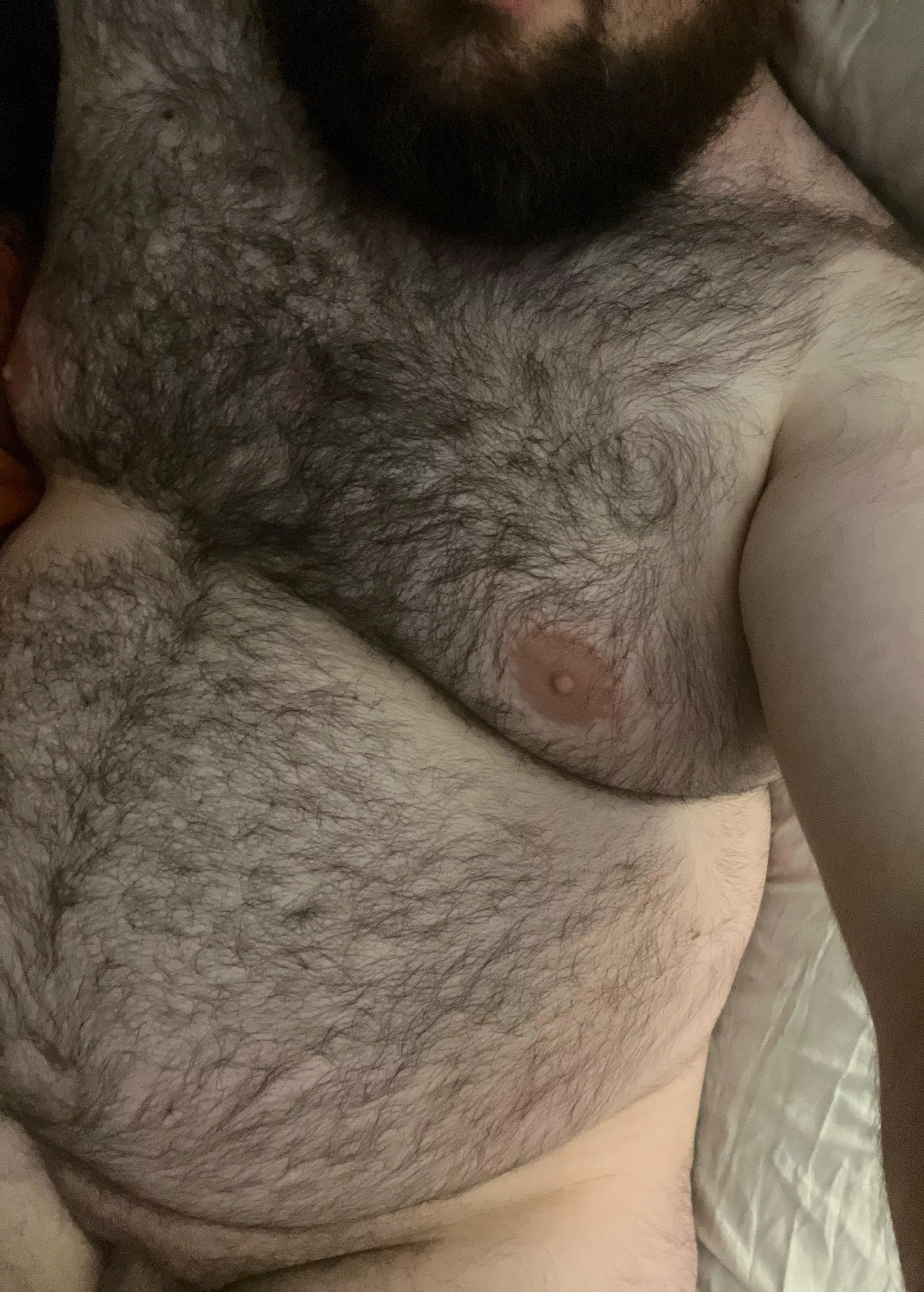 I’m laying here ready to play. When are you coming to bed?