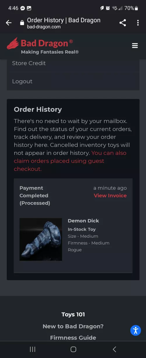 Just bought my first toy 😊