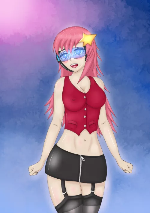 Meer Campbell Commission (Art by Hypernova) [Gundam Seed Destiny]