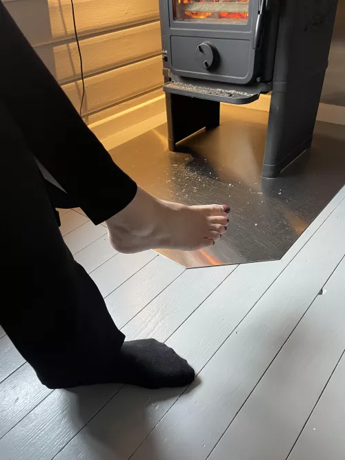 Mouth or fireplace to warm them up? 🤔