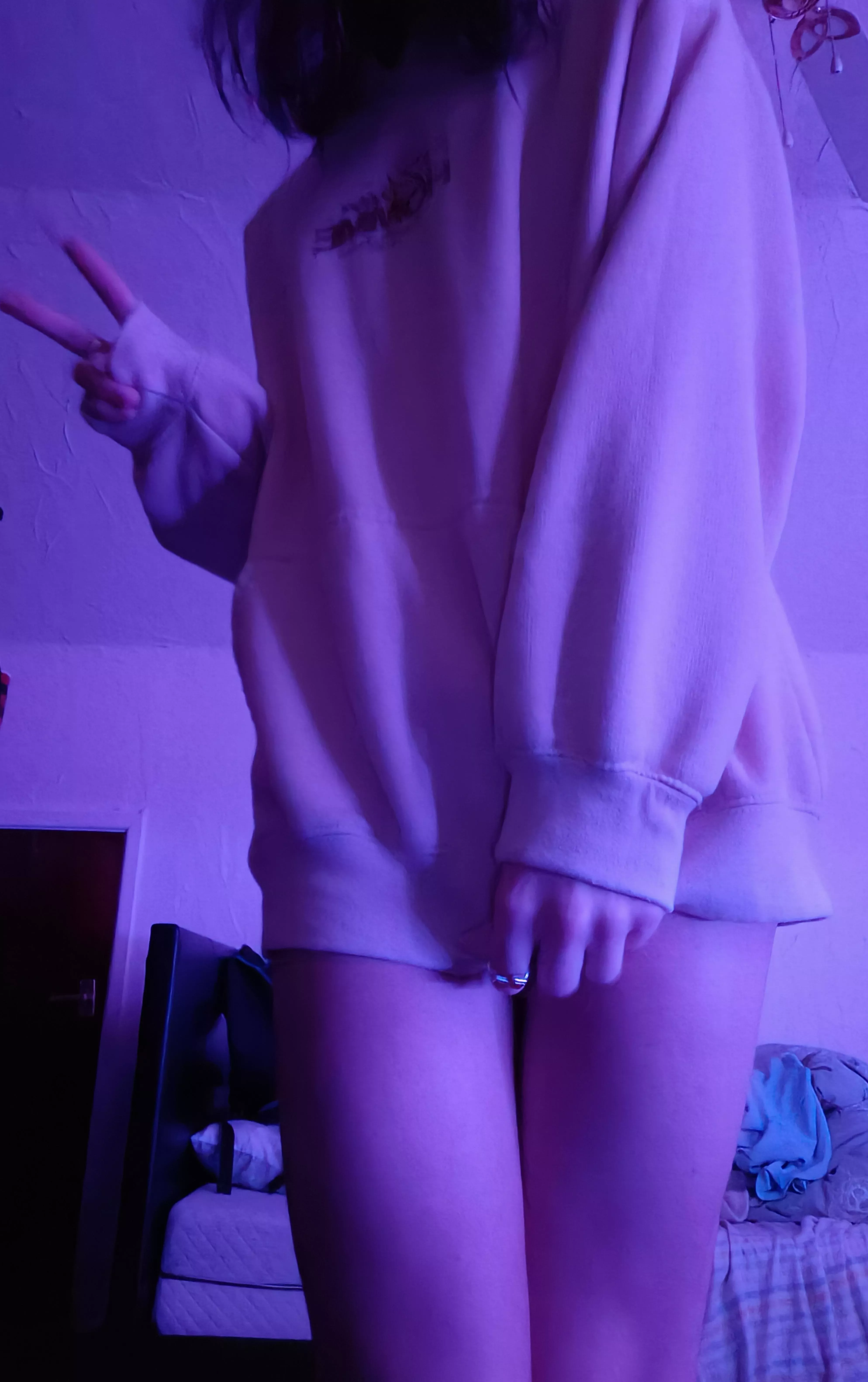 My attempt at looking cute