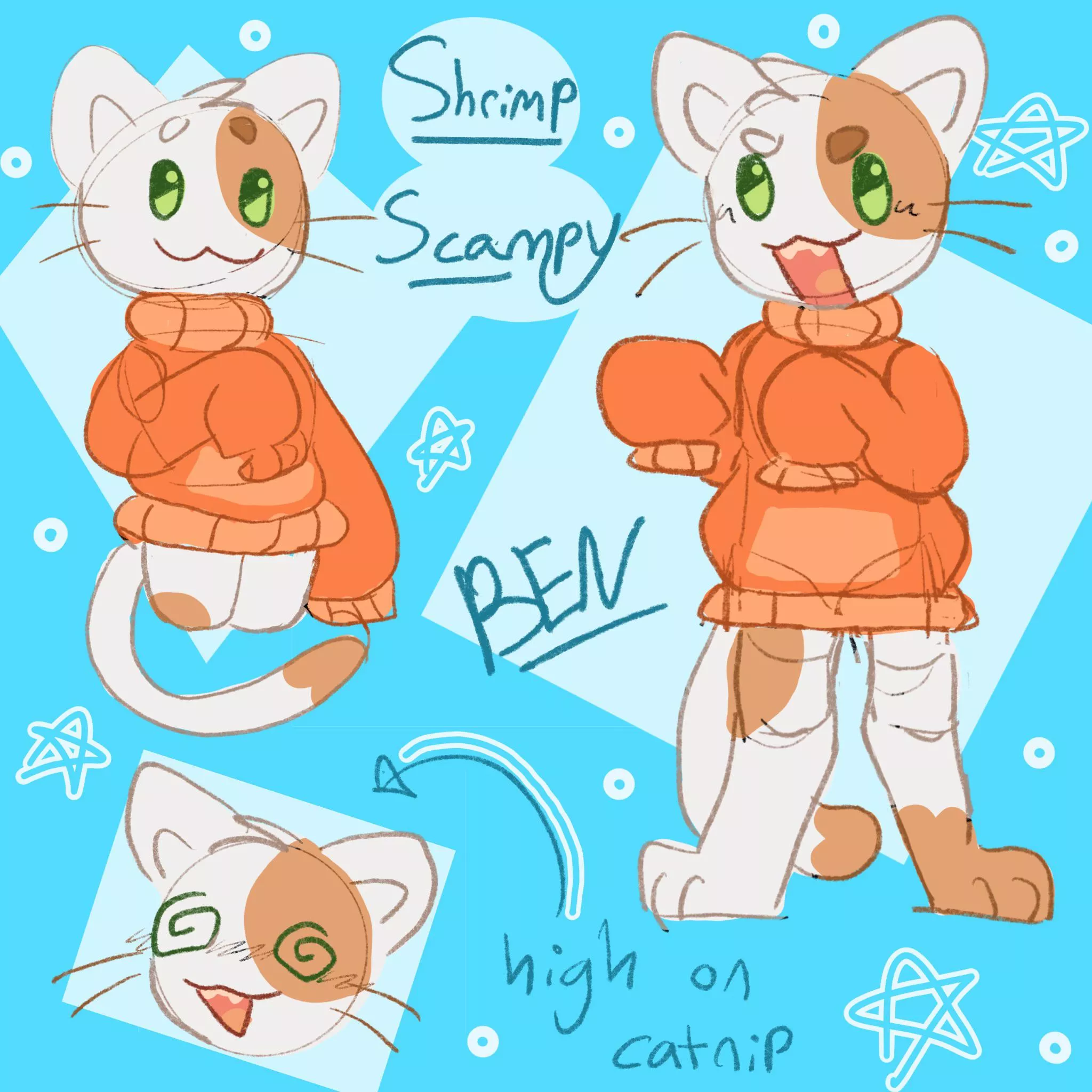 my furrsona shrimp scampi!!