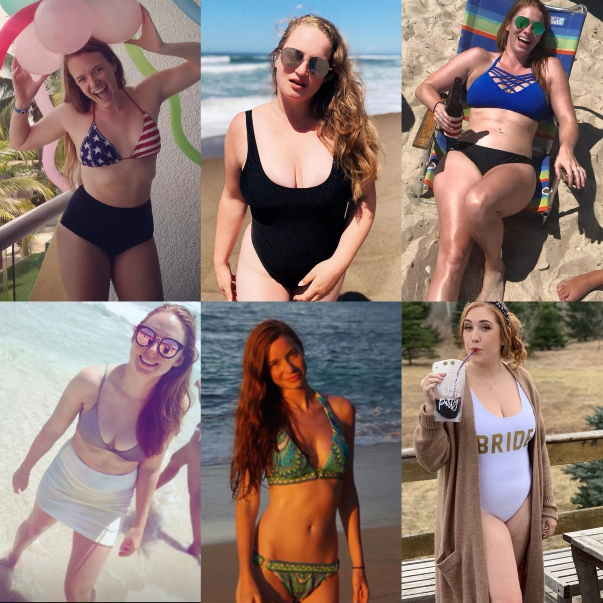 Redheads in bathing suits 😍