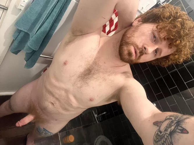 Showing off my ginger curls