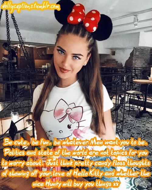 Sissy do not think about negative things. Become a sissy!