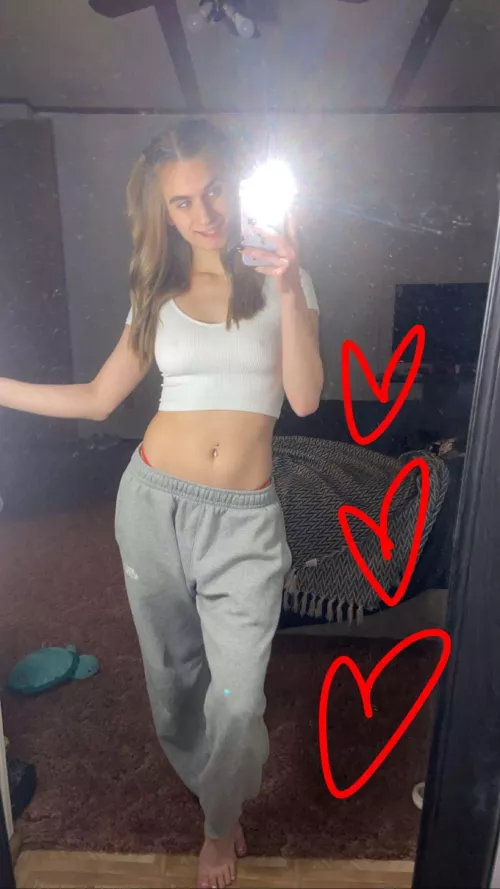 usually always braless unless I’m wearing lingerie 😘