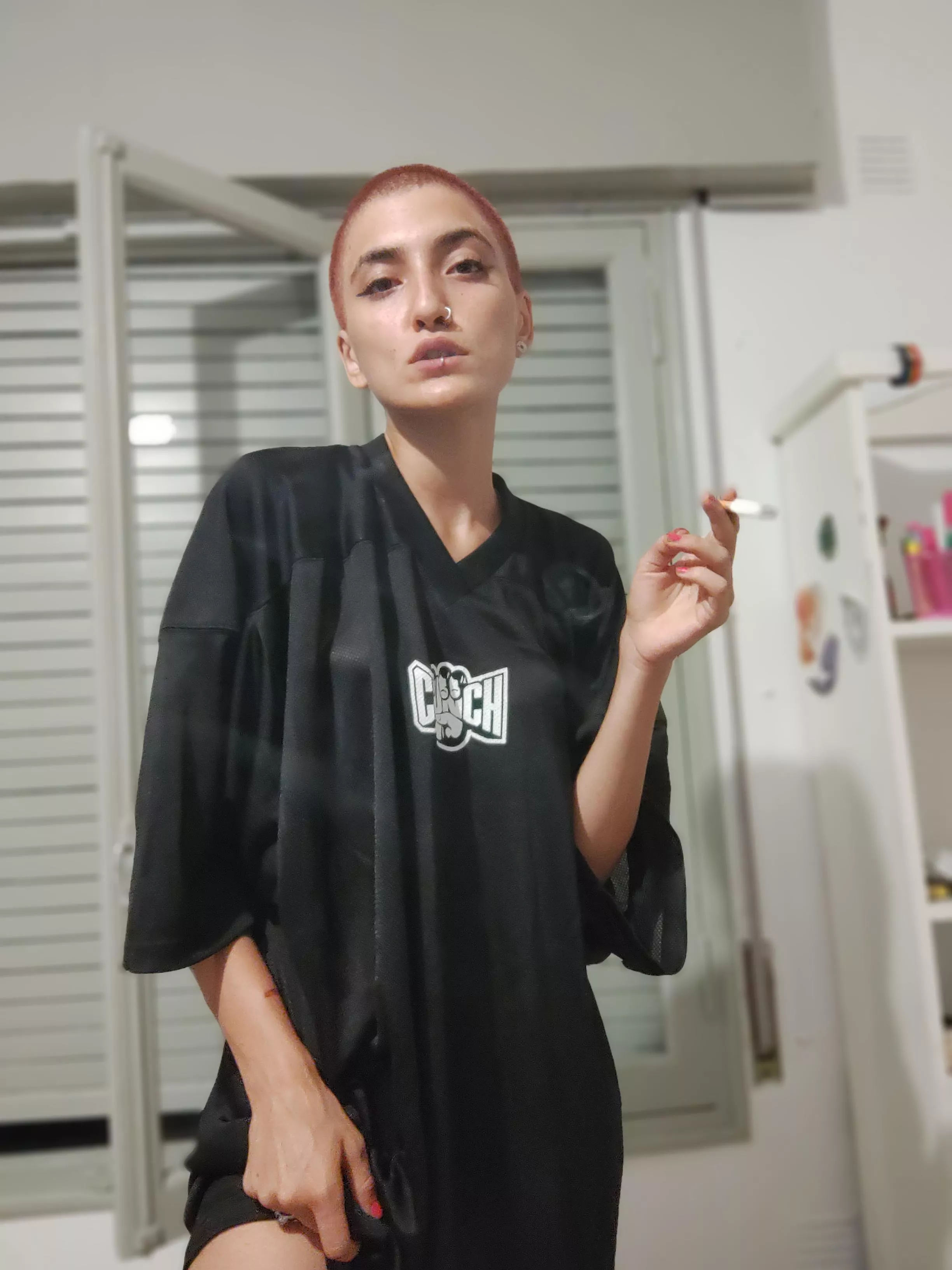 Very short red hair 😍