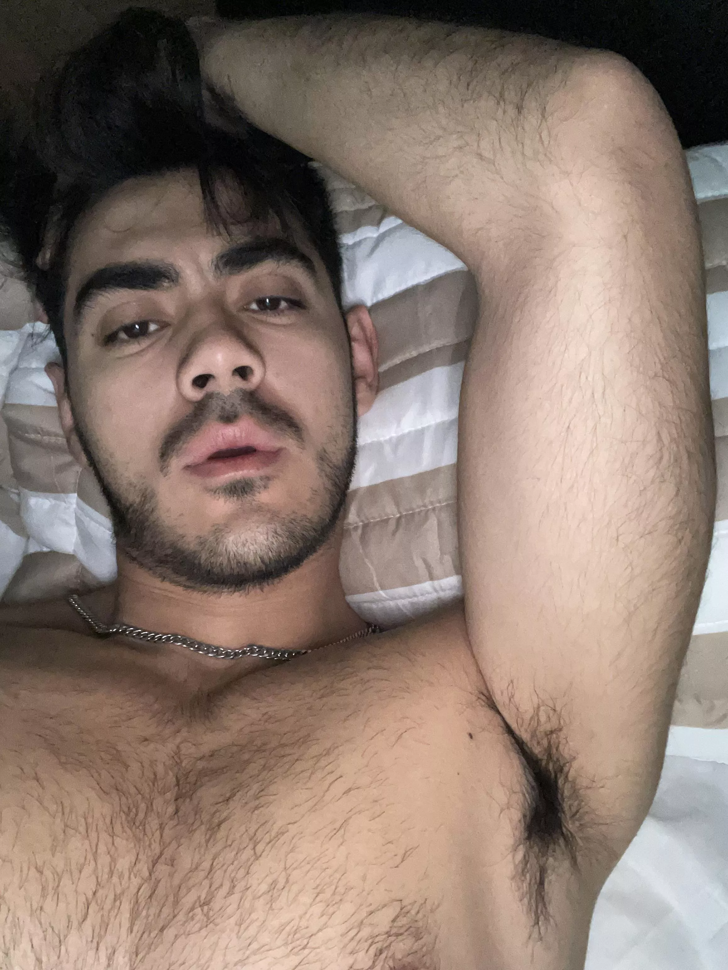 Wake up and suck my armpits babe