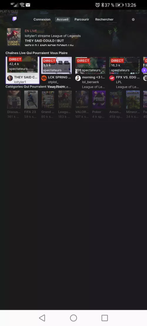 Why twitch android app UI is that small?