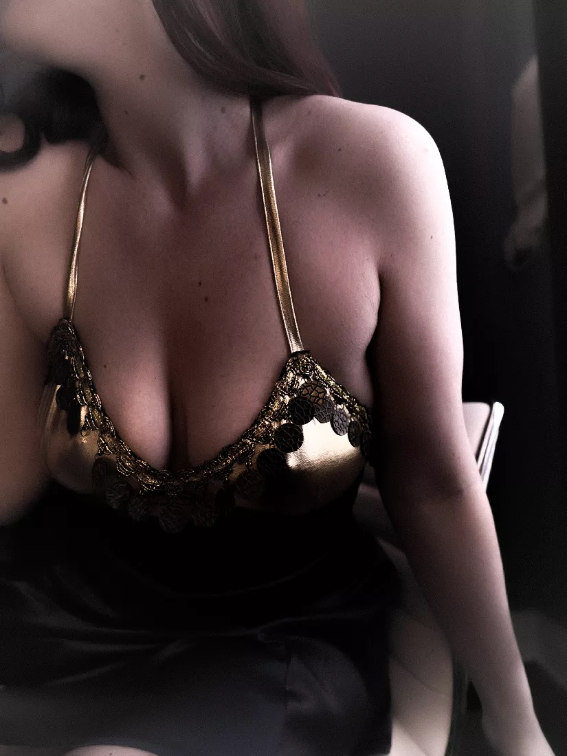 Would you stuff your mouth with my melons?