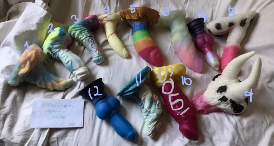 (WTS/US) Toys for sale, Bad Dragon, StrangeBedFellas, The Wandering Bard, Kudu Voodoo, Frisky Labz! Willing to do bundles!