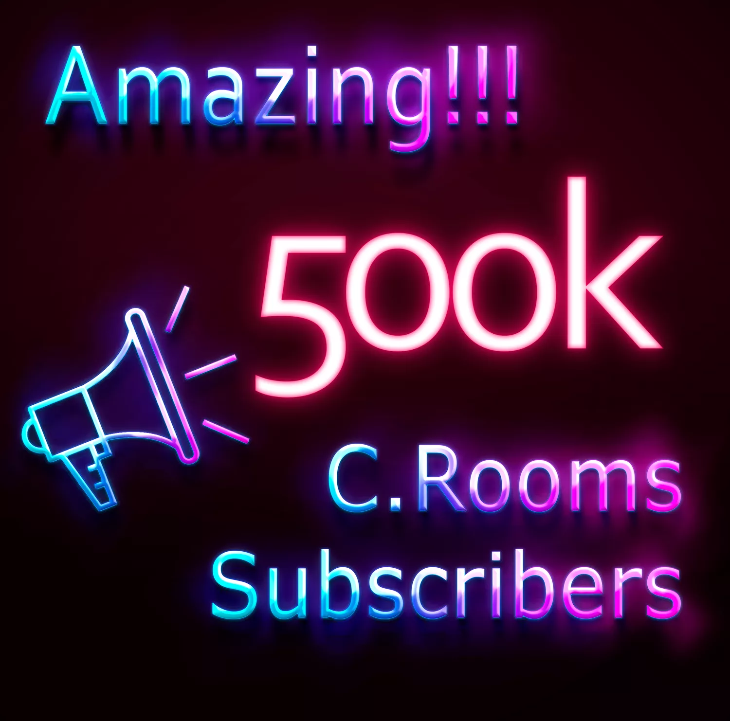 AMAZING - 500K ChangingRooms Subscribers!! Hit the JOIN button and be a part of us!!