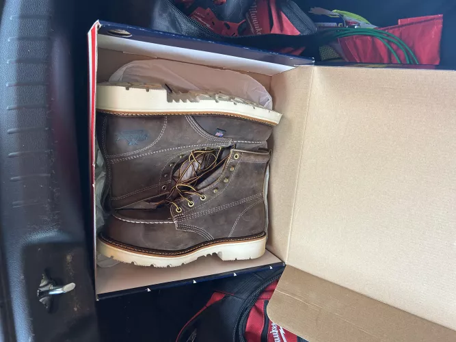 Apprentice sparky here. I didn’t really want to spend so much on boots but oh they feel so great…