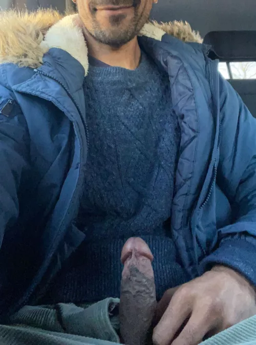 Boner in broad daylight while in the back seat of an Uber
