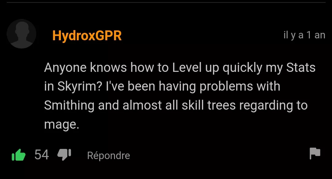 Bro's fapping while trying to level up in Skyrim