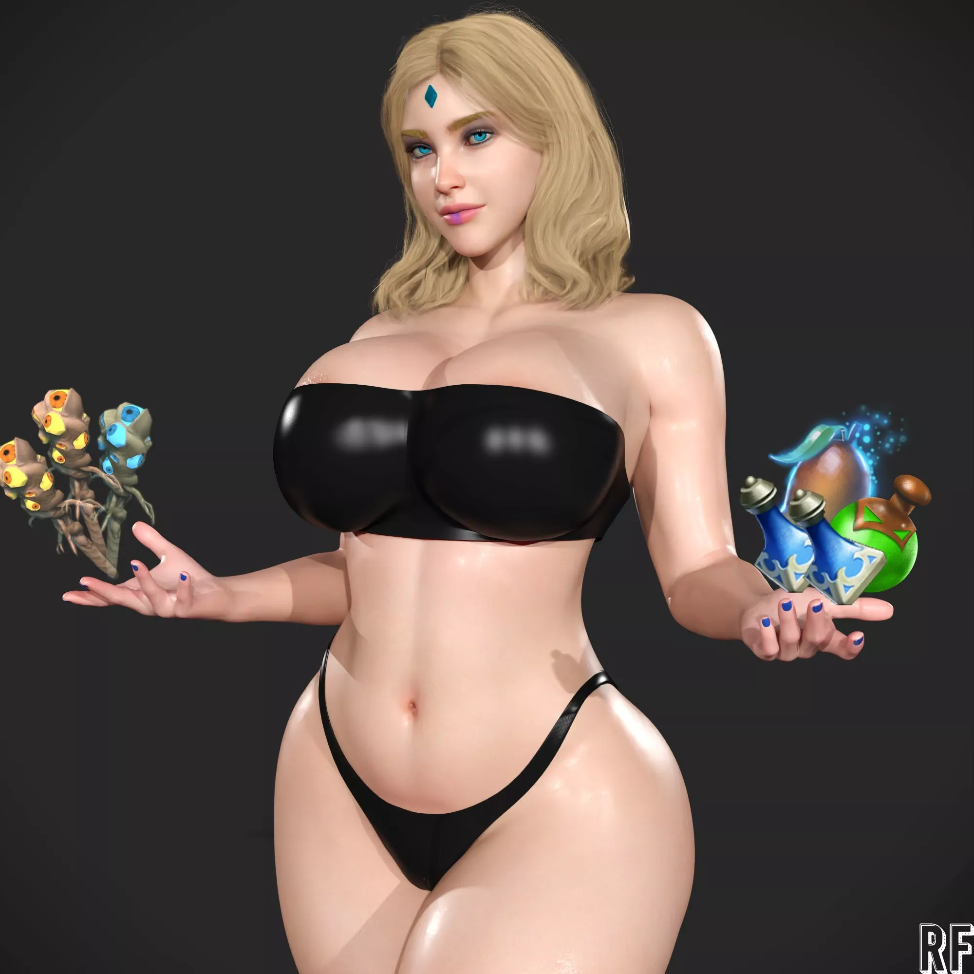 Crystal maiden (Rude Frog 3d)