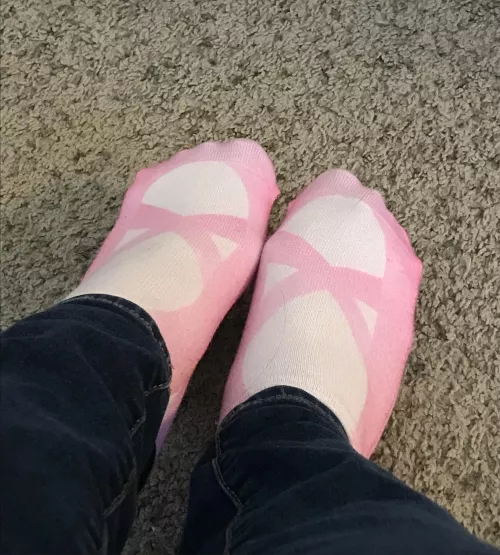 Do you like my cute socks? 🩰💕