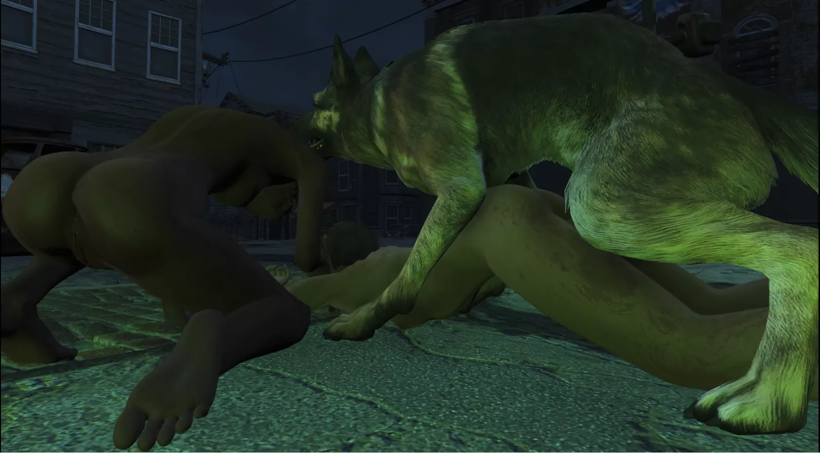 Dogmeat using raiders (Fallout 4)