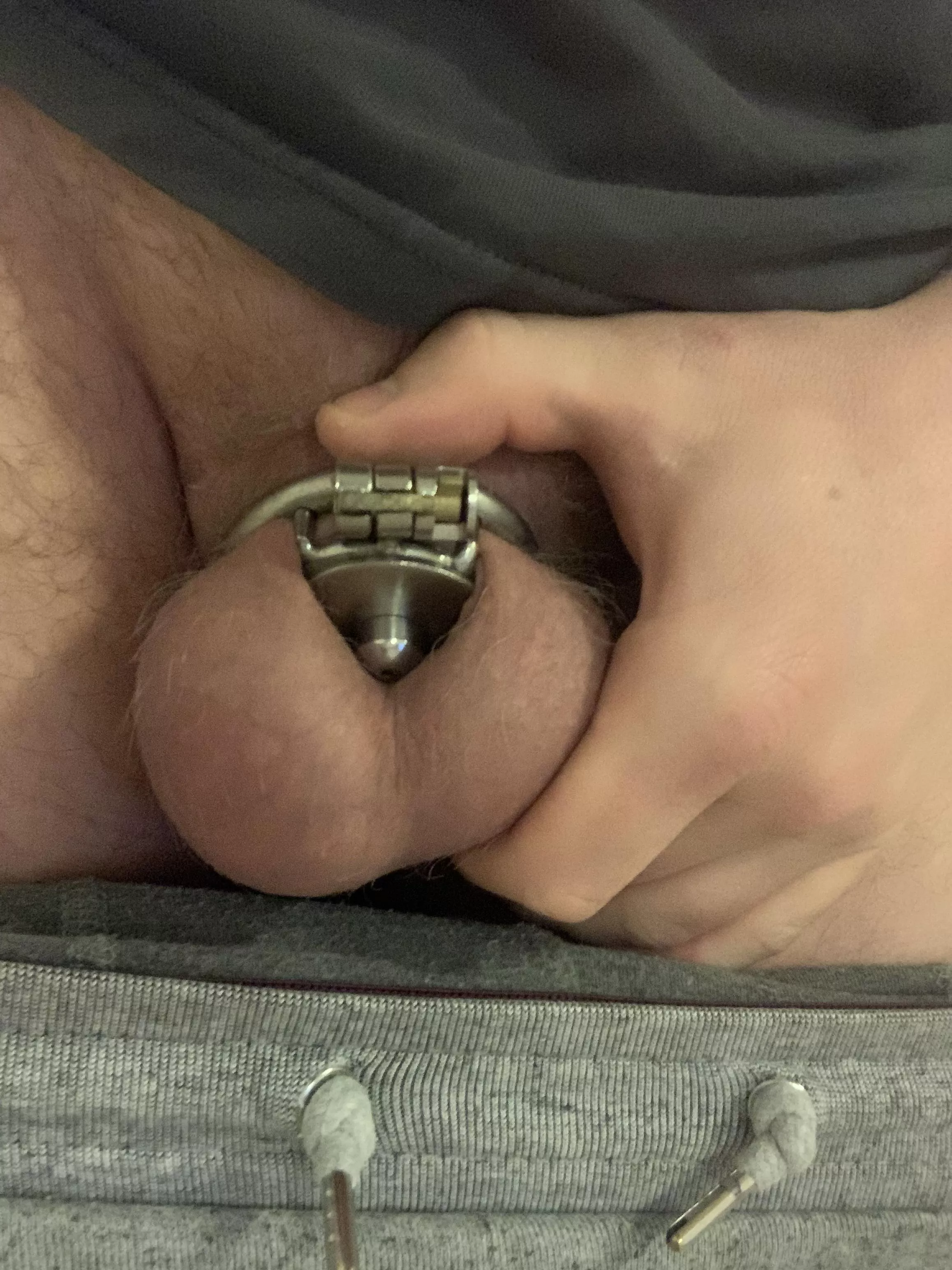 Haven’t been milked in so long! My balls are so swollen!