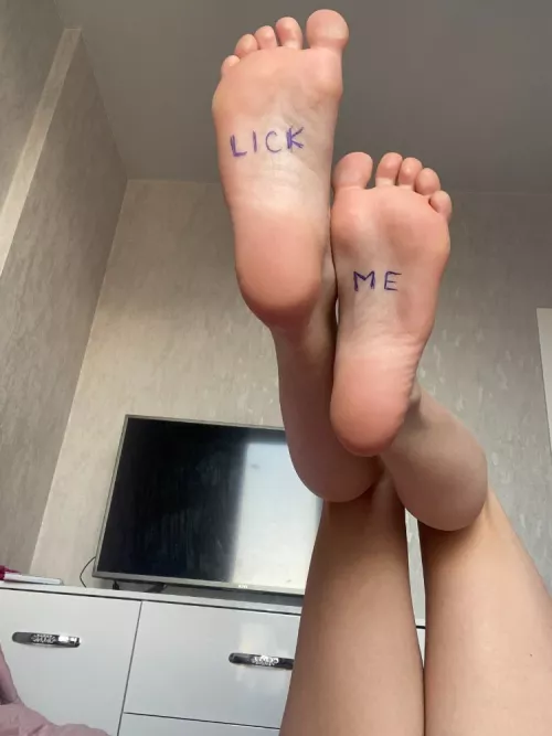 I think you love my sweet feet