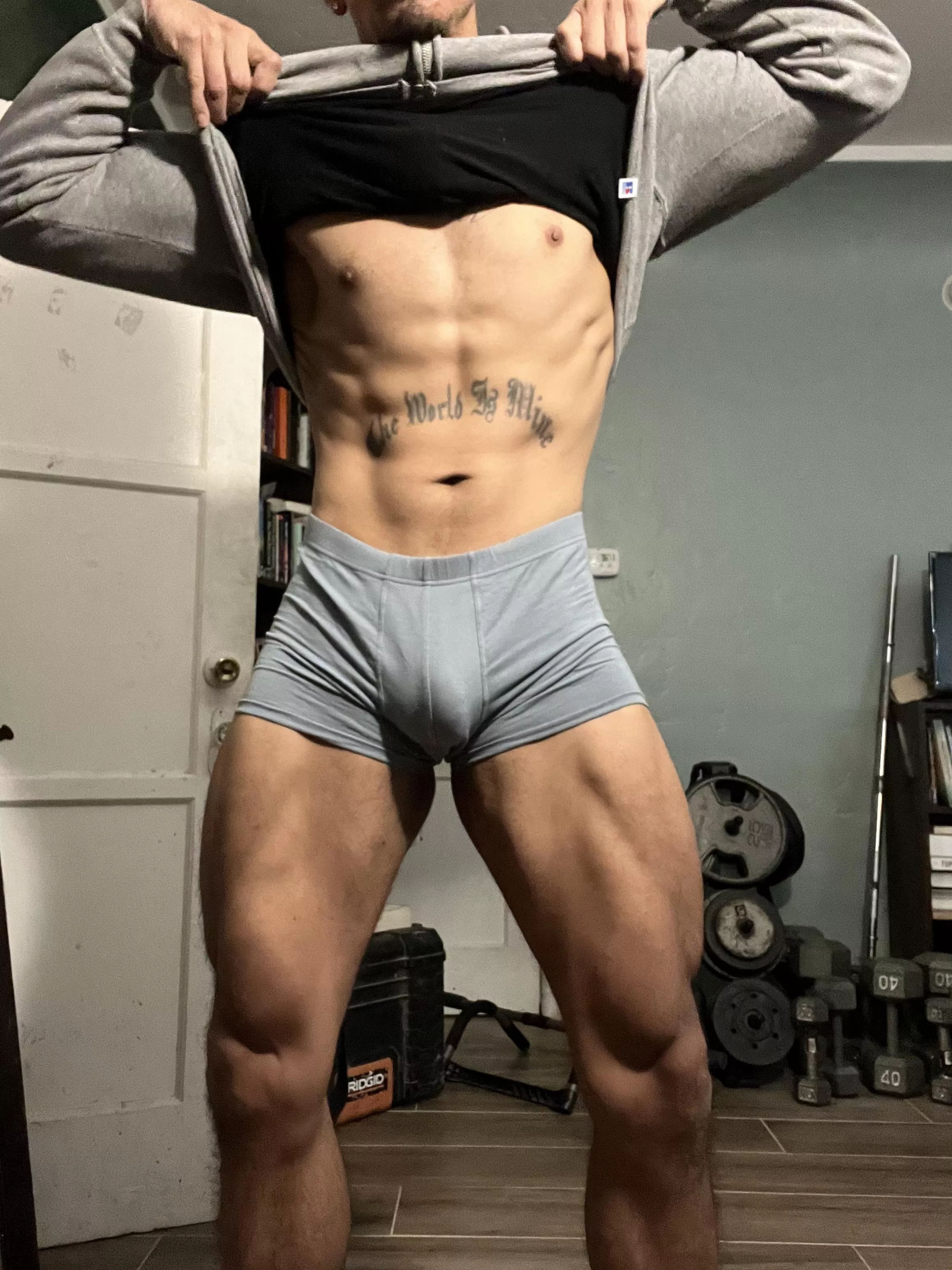 I’ll model underwear for you.