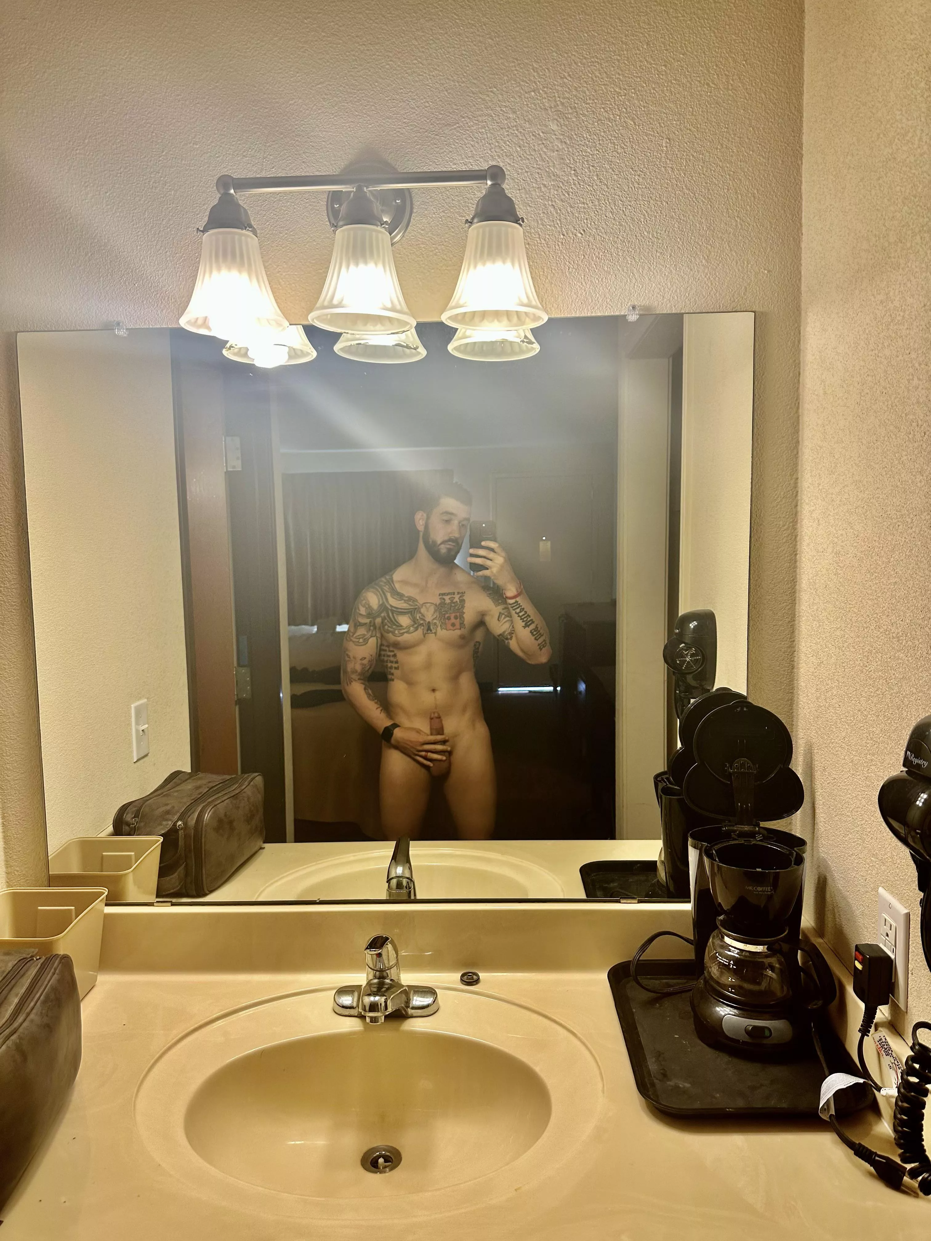 Just the tip, just to see if it feels good.