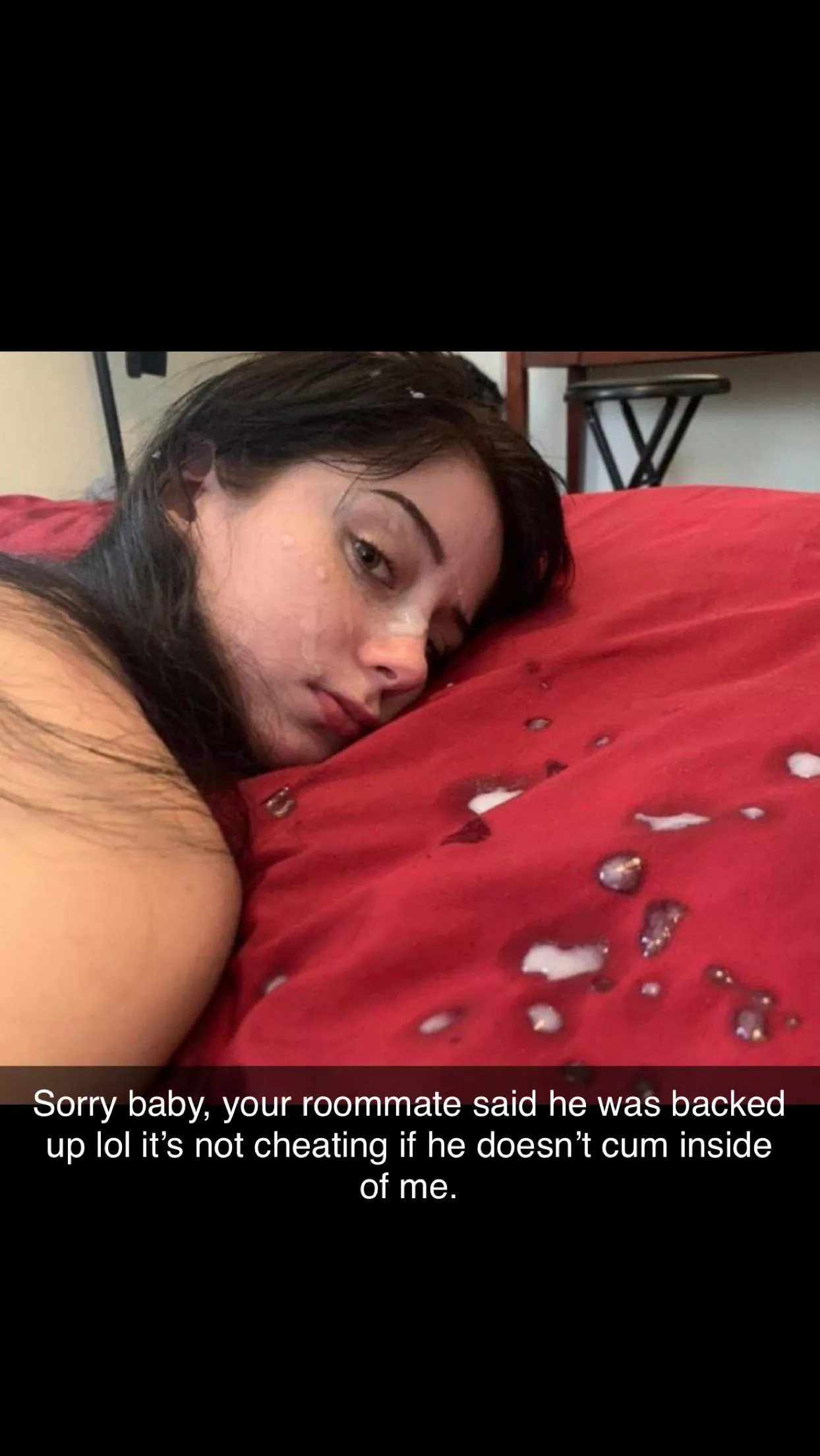 Lol and you’re hundreds of miles away when she sent you this 😂