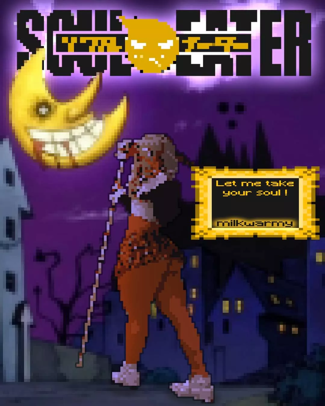 Maka Albarn cosplay by Milkywarm [Soul Eater] Pixel art- 2