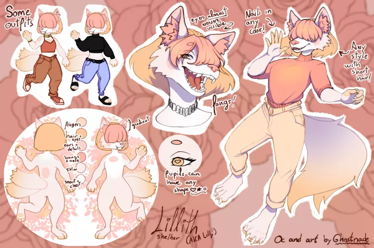 New sona ref sheet!🌸
