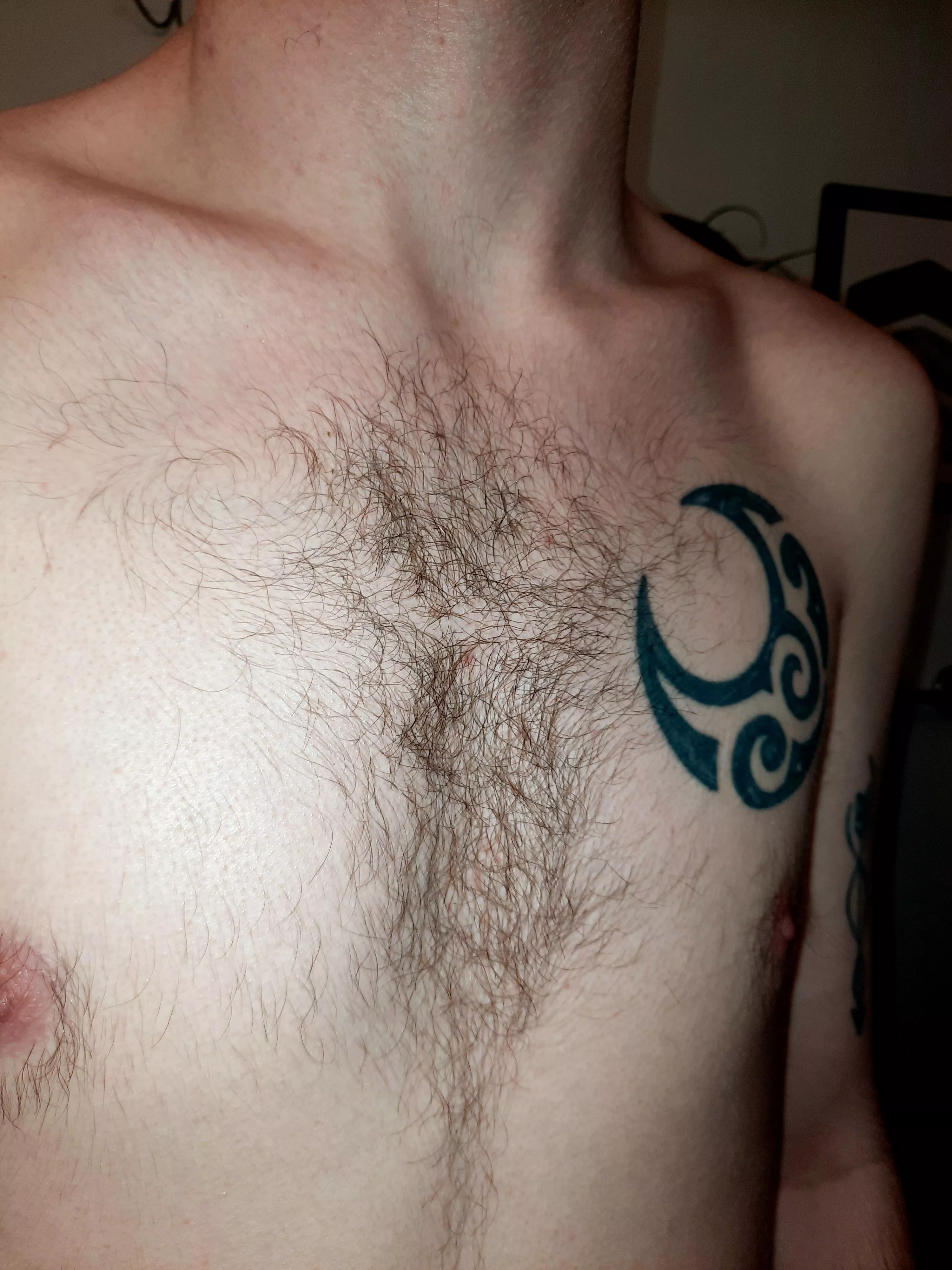 Not as much as others but still proud of the chest hair I do have