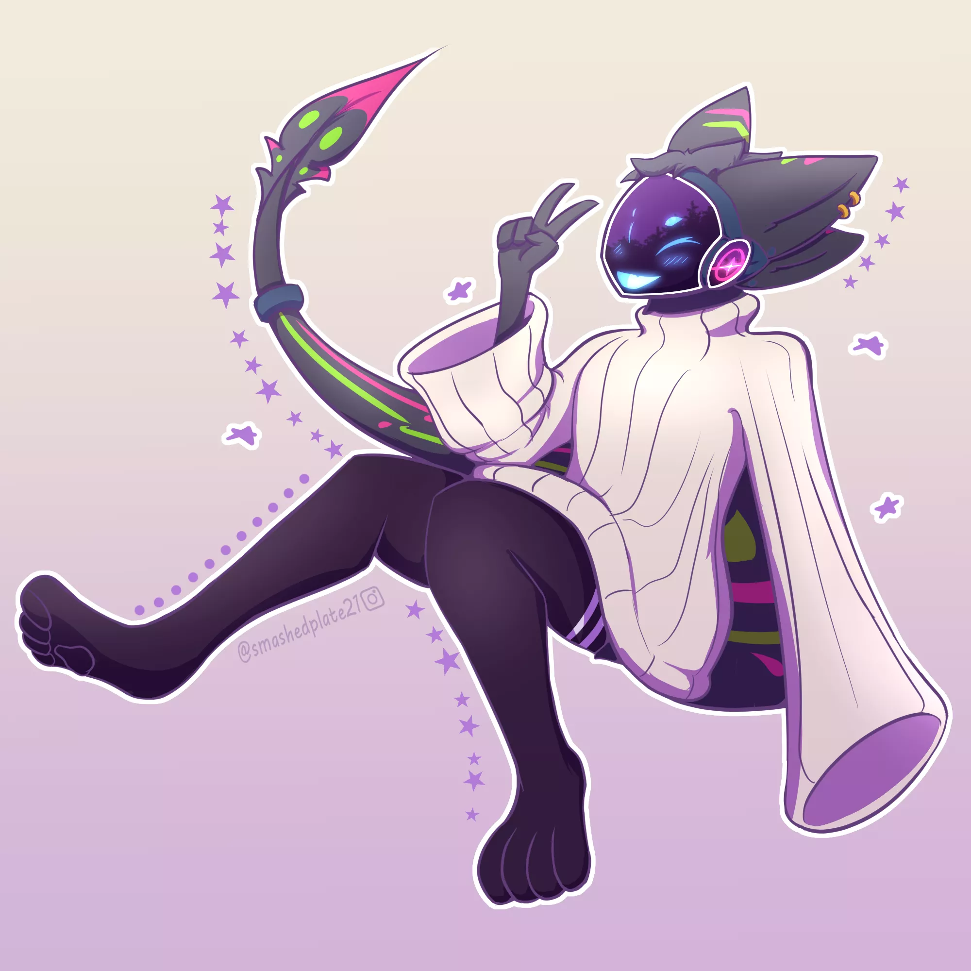 Nova in an oversized jumper ^w^ [art by me]