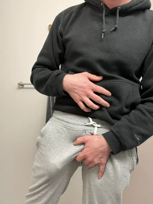 Soaking up every last day of gray sweats season.