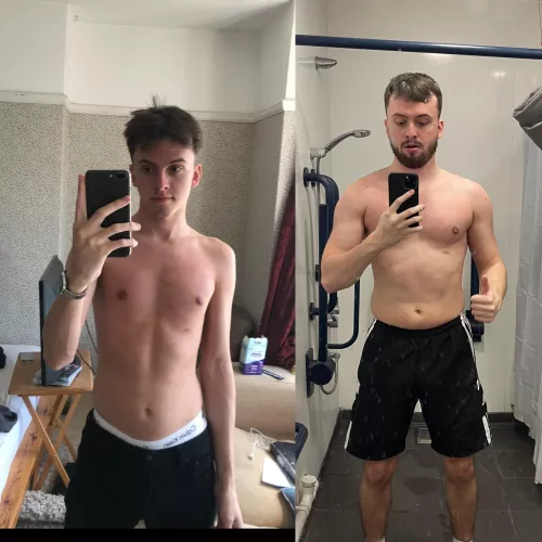 Thought I’d share 4 years of gym progress :)